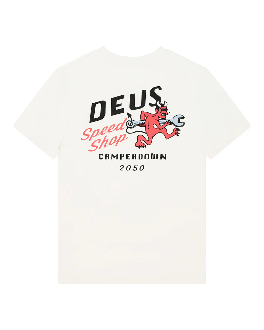 Dogleg Tee Dirty White
