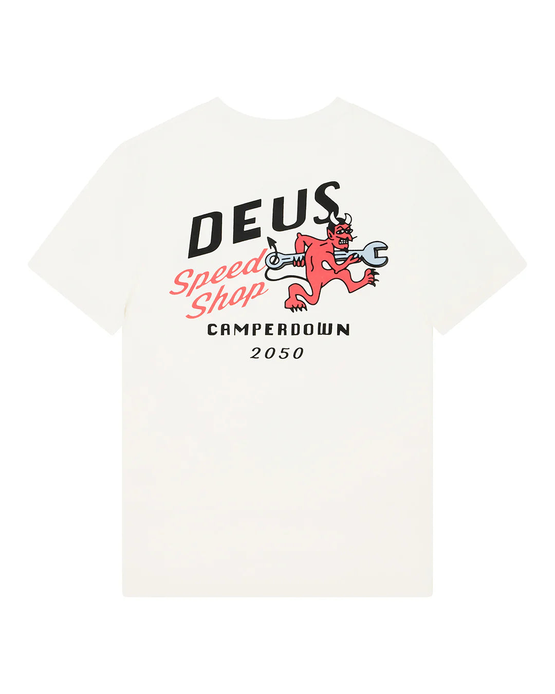 Dogleg Tee Dirty White