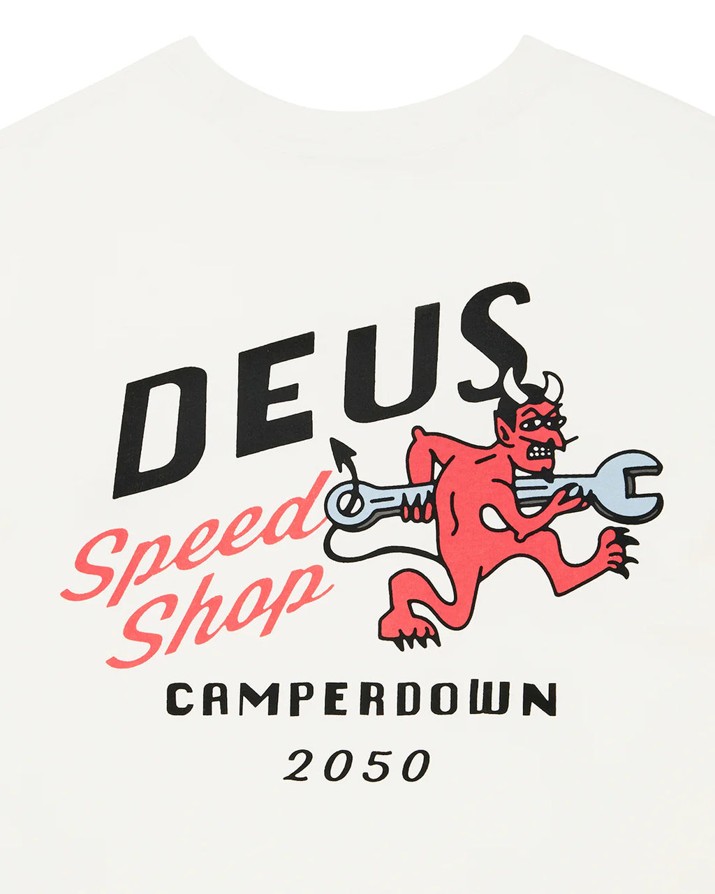 Dogleg Tee Dirty White