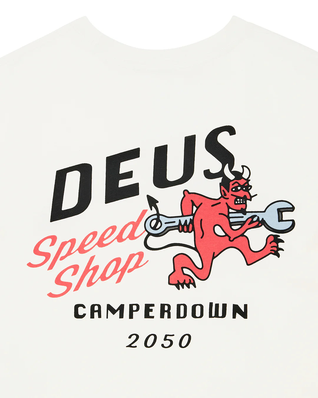 Dogleg Tee Dirty White