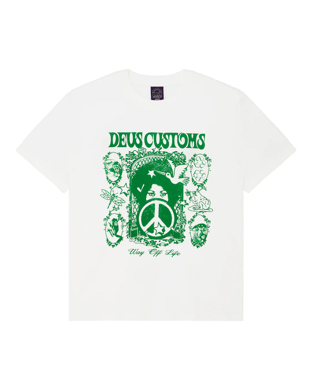 Mother-Earth Tee Vintage White