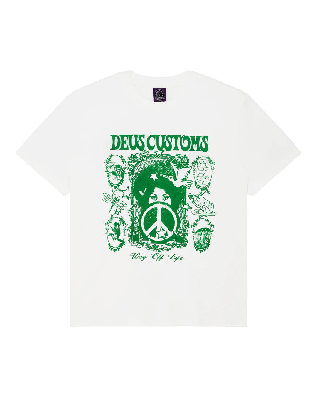Mother-Earth Tee Vintage White