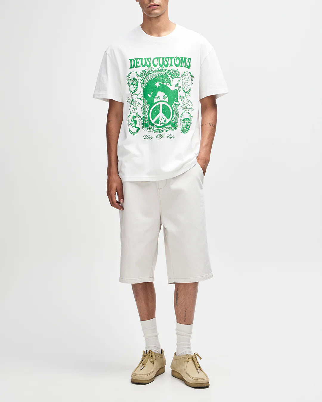 Mother-Earth Tee Vintage White