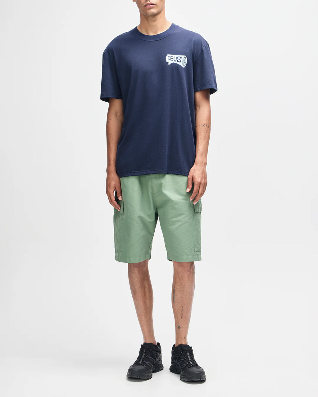 Log Tee Mechanic Blue