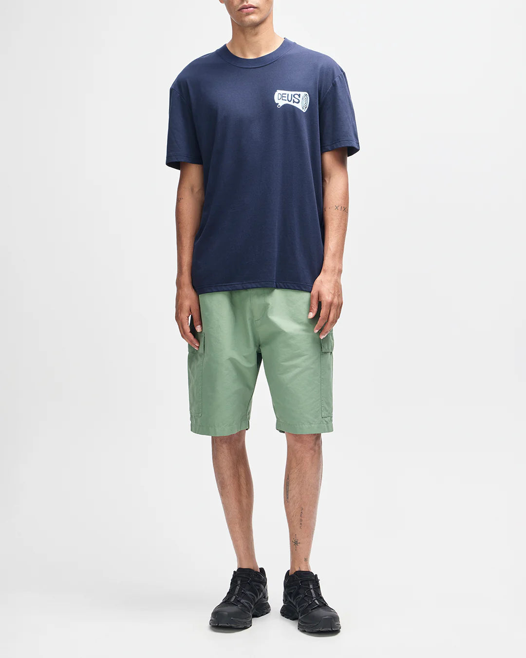 Log Tee Mechanic Blue