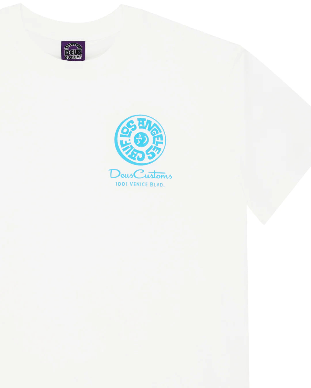 Los Angeles Address Tee Vintage White
