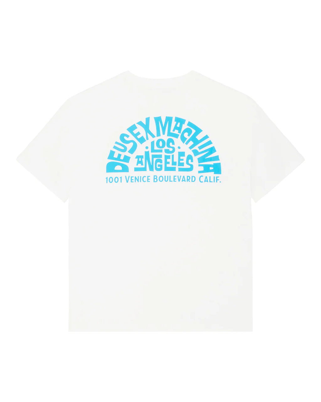 Los Angeles Address Tee Vintage White
