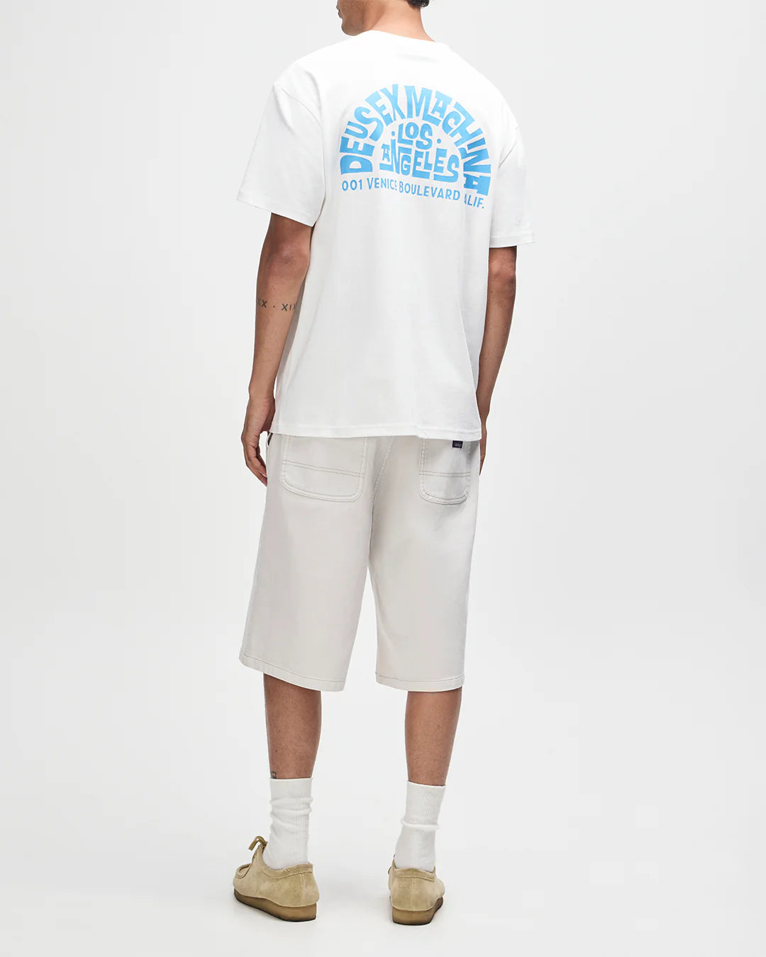 Los Angeles Address Tee Vintage White