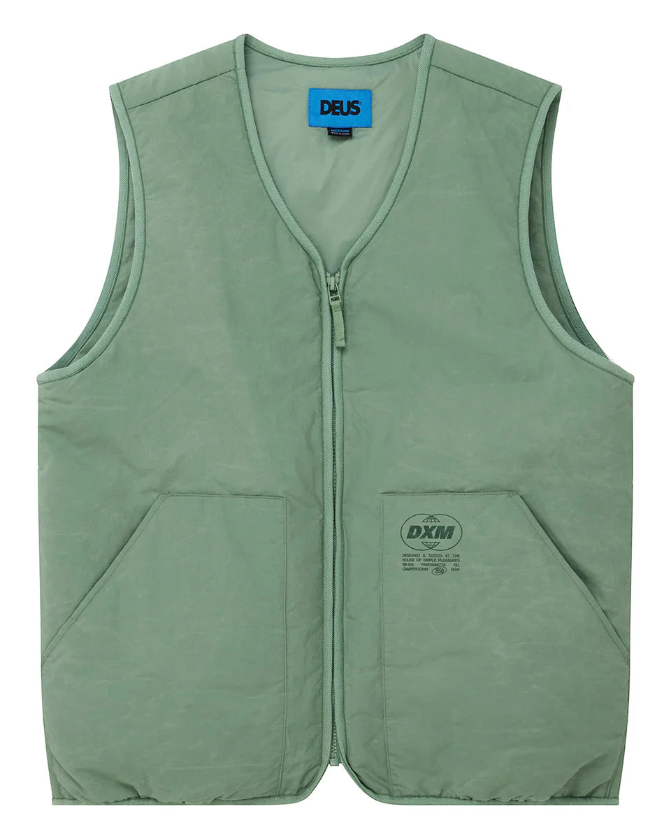 Hiro Padded Vest Loden Frost Green