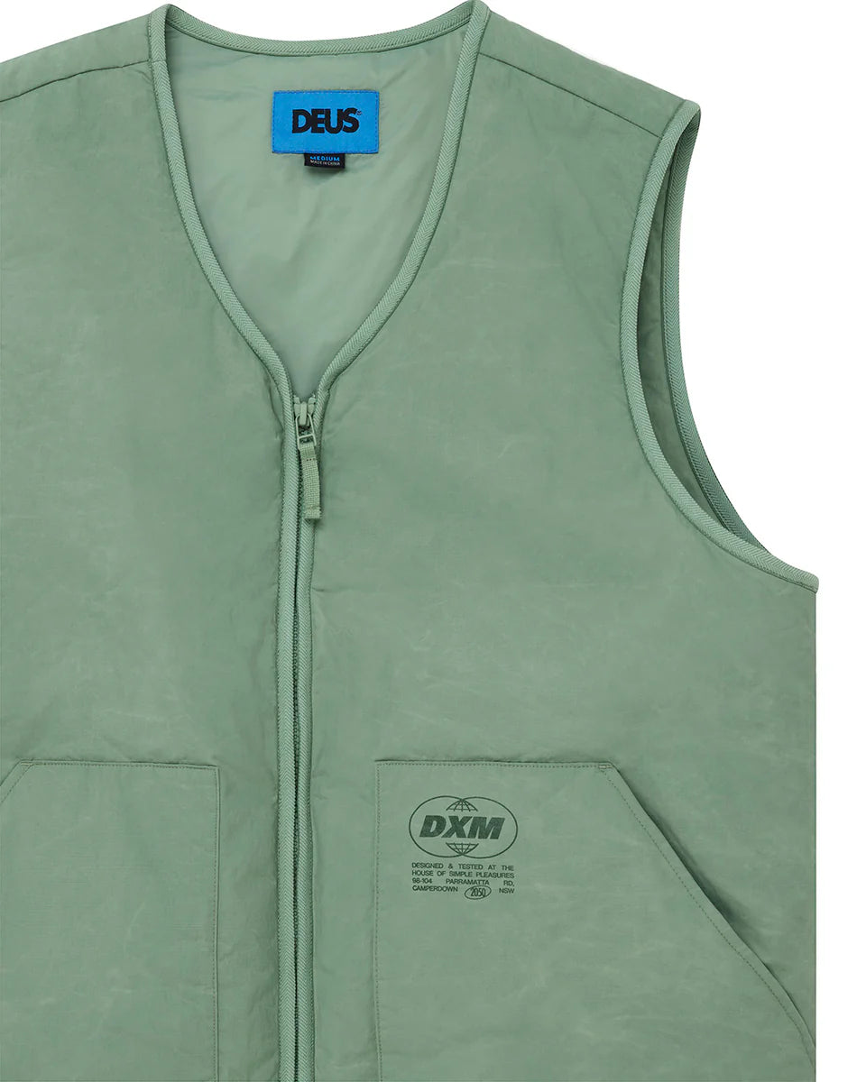 Hiro Padded Vest Loden Frost Green