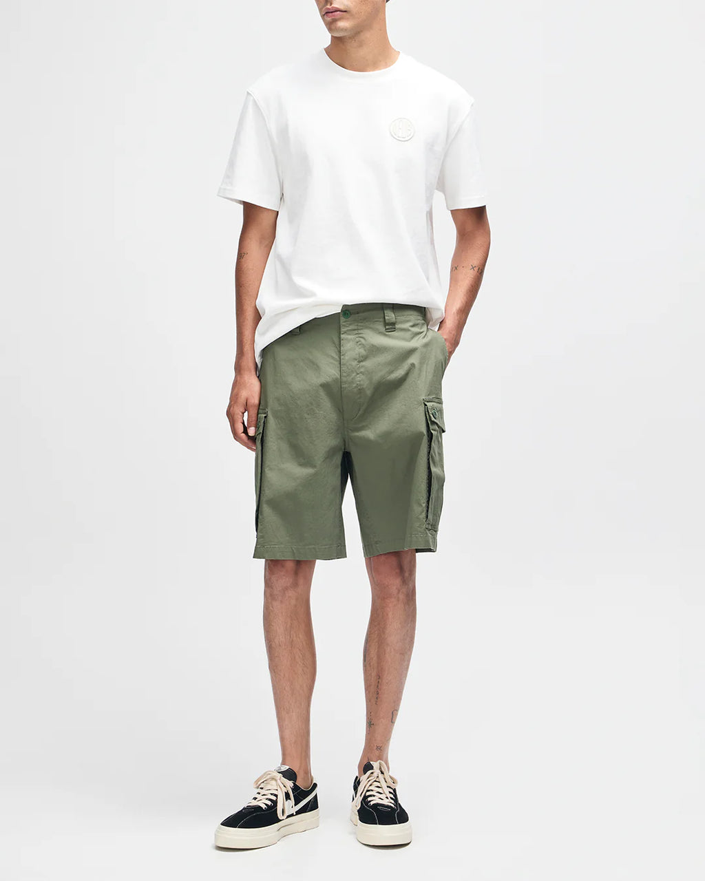 Power Short Pine Green