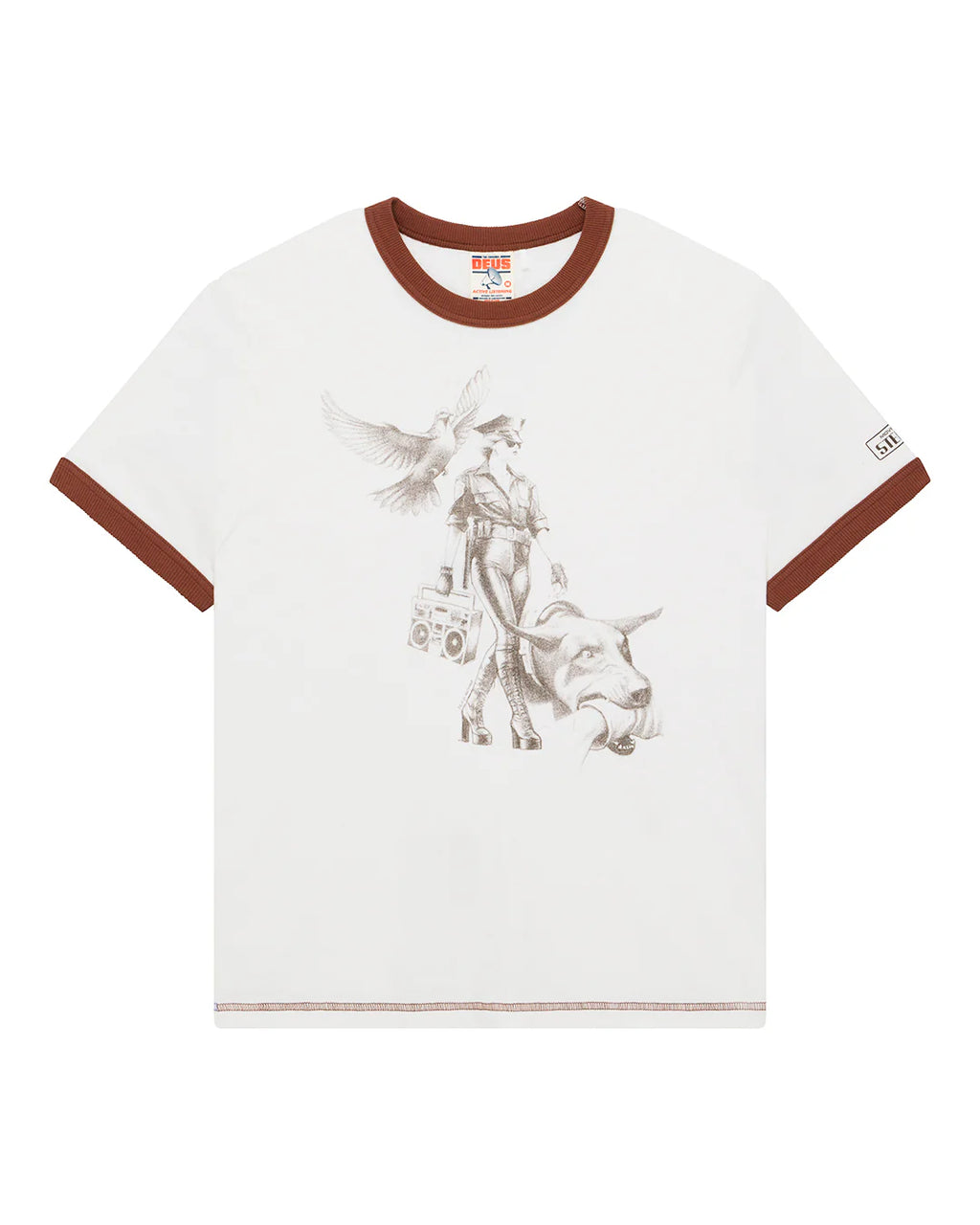 Beat Down Tee Dirty White