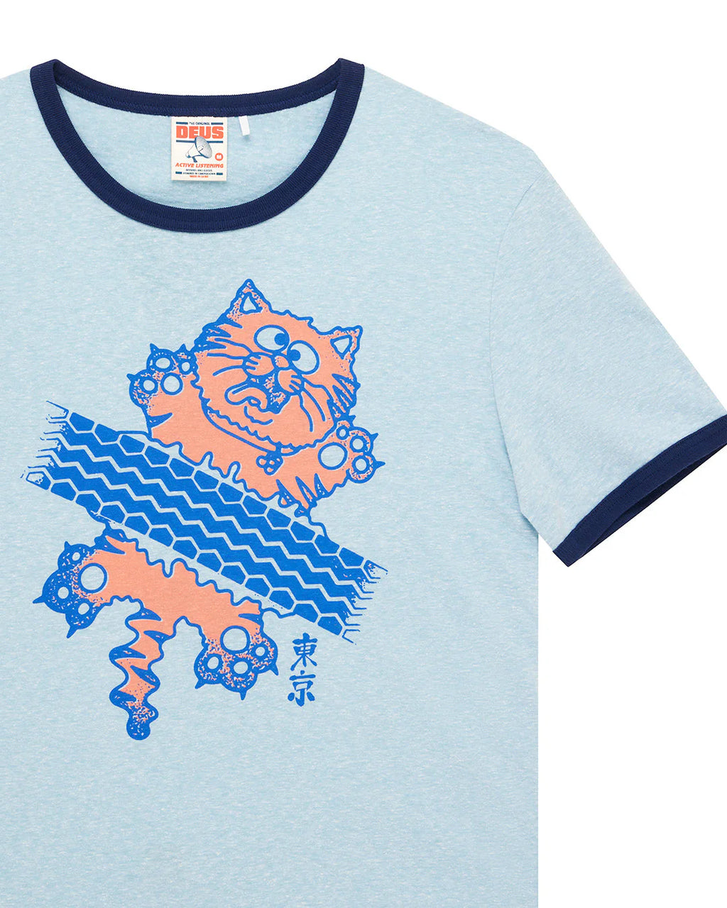 Flat Out Tee Strong Blue