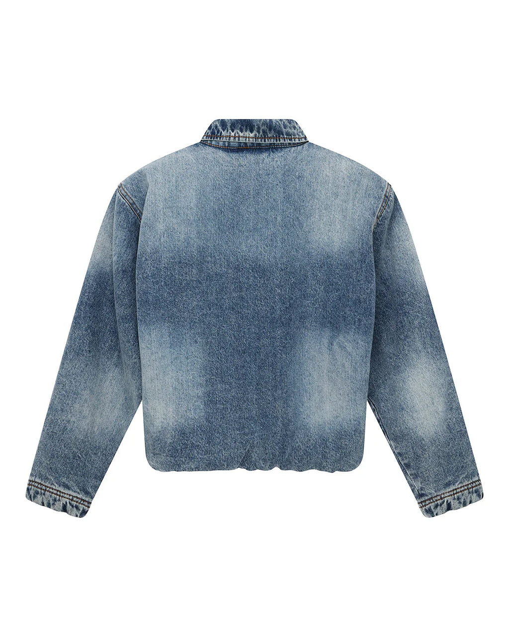 Grand Raid Denim Bomber Stonewash Indigo
