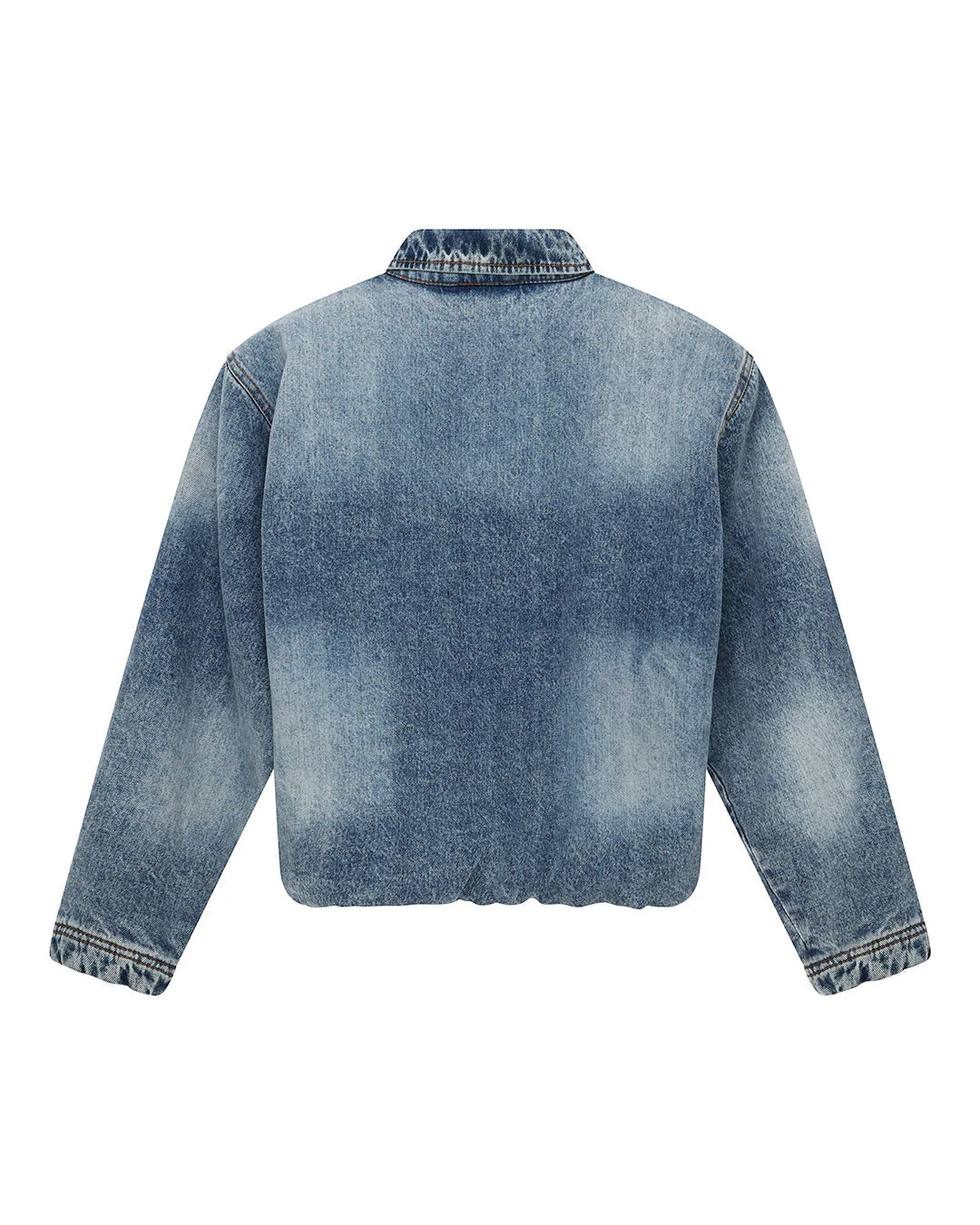 Grand Raid Denim Bomber Stonewash Indigo