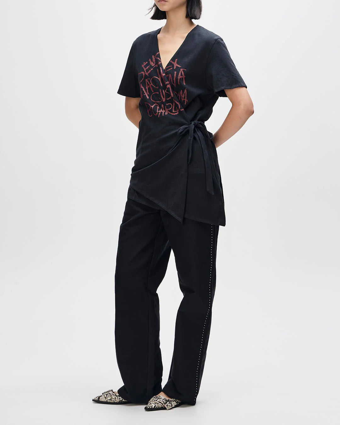 Rogue Wrap Tee Black