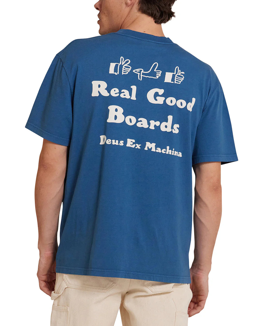 Real Good Tee Moroccan Blue