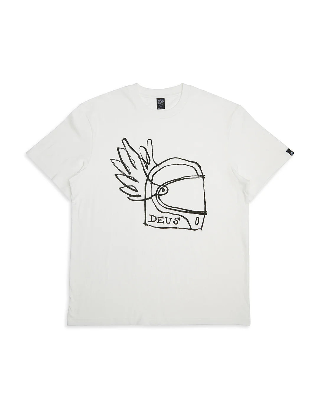 Helmet Tee Vintage White