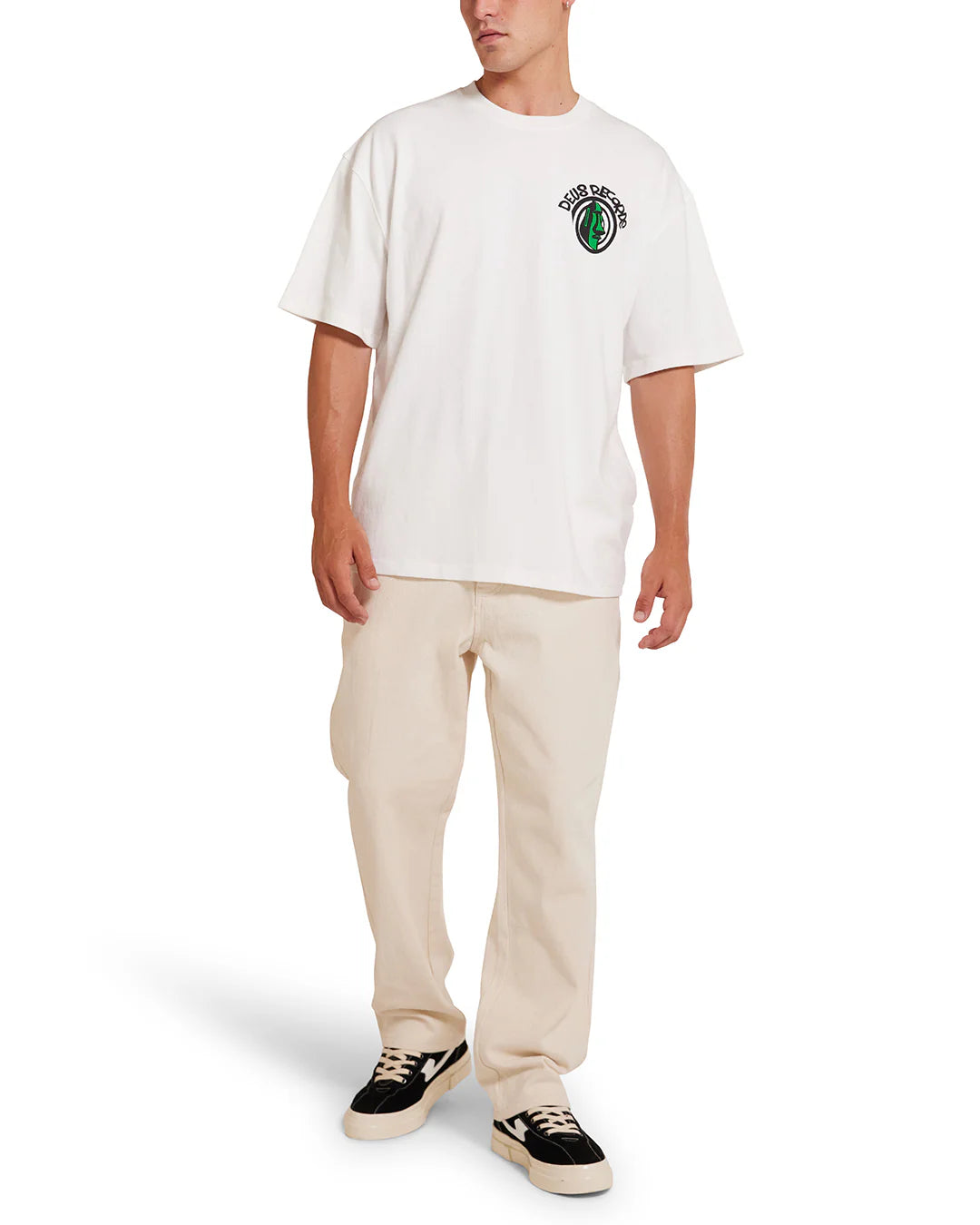 Outerworld Tee Vintage White