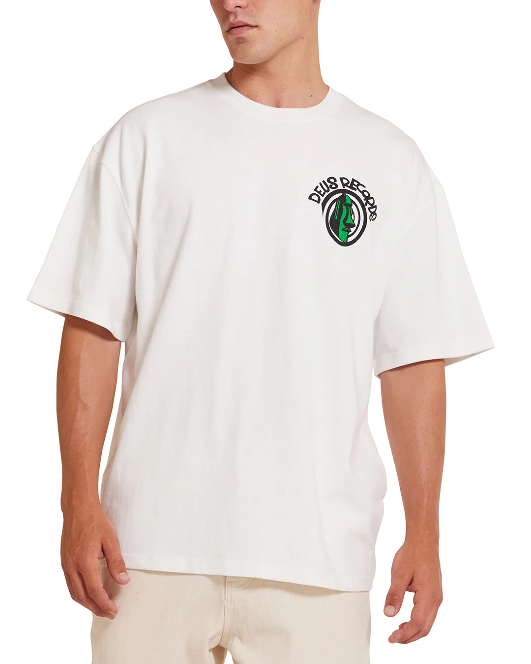 Outerworld Tee Vintage White