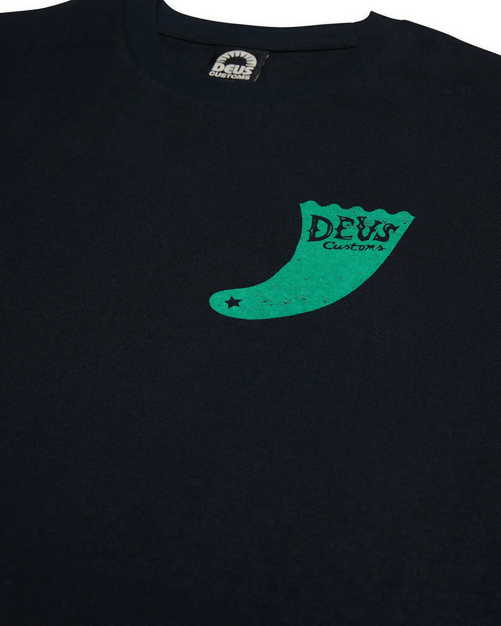 Single Fin Tee Black
