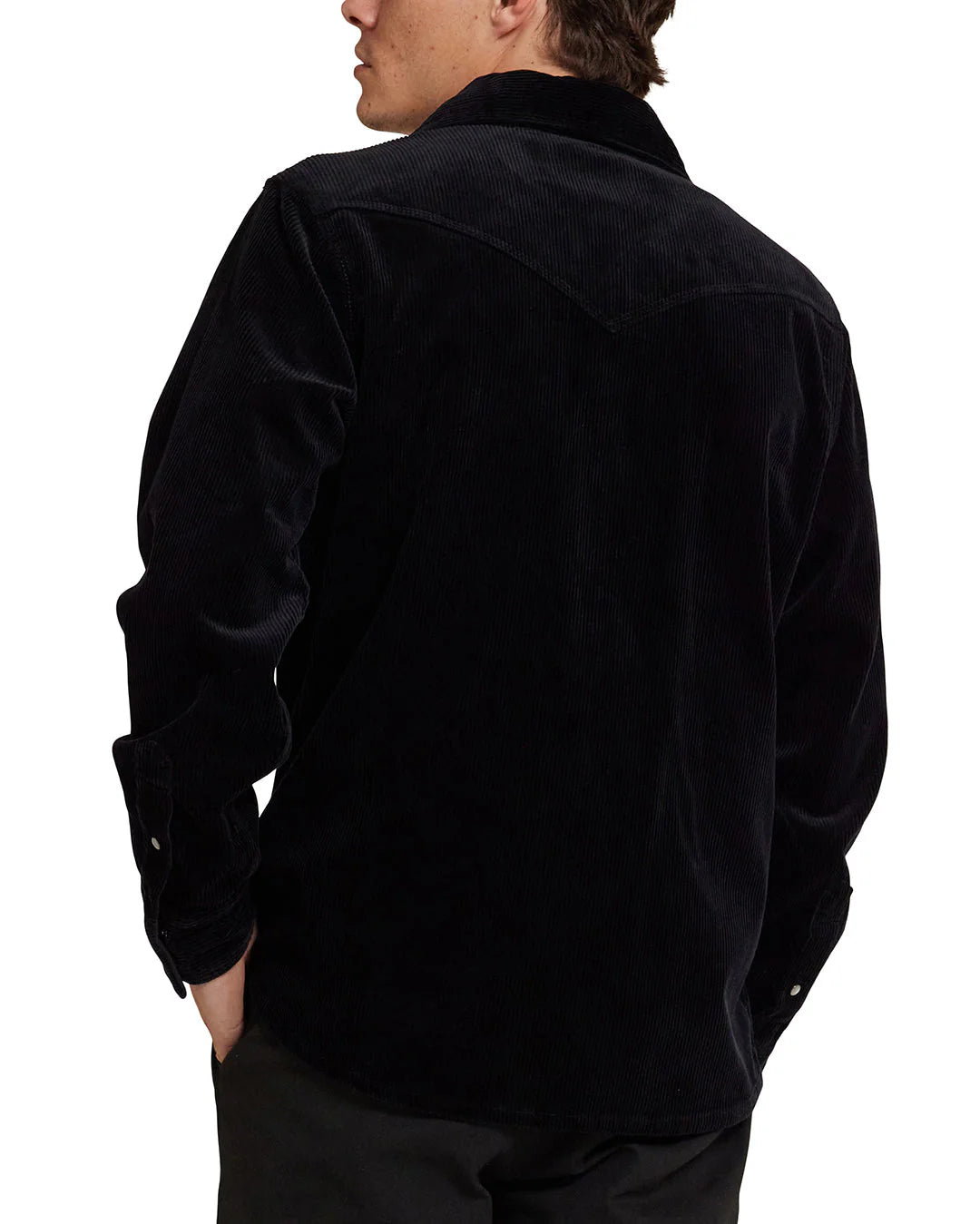 Western Cord Shirt Black