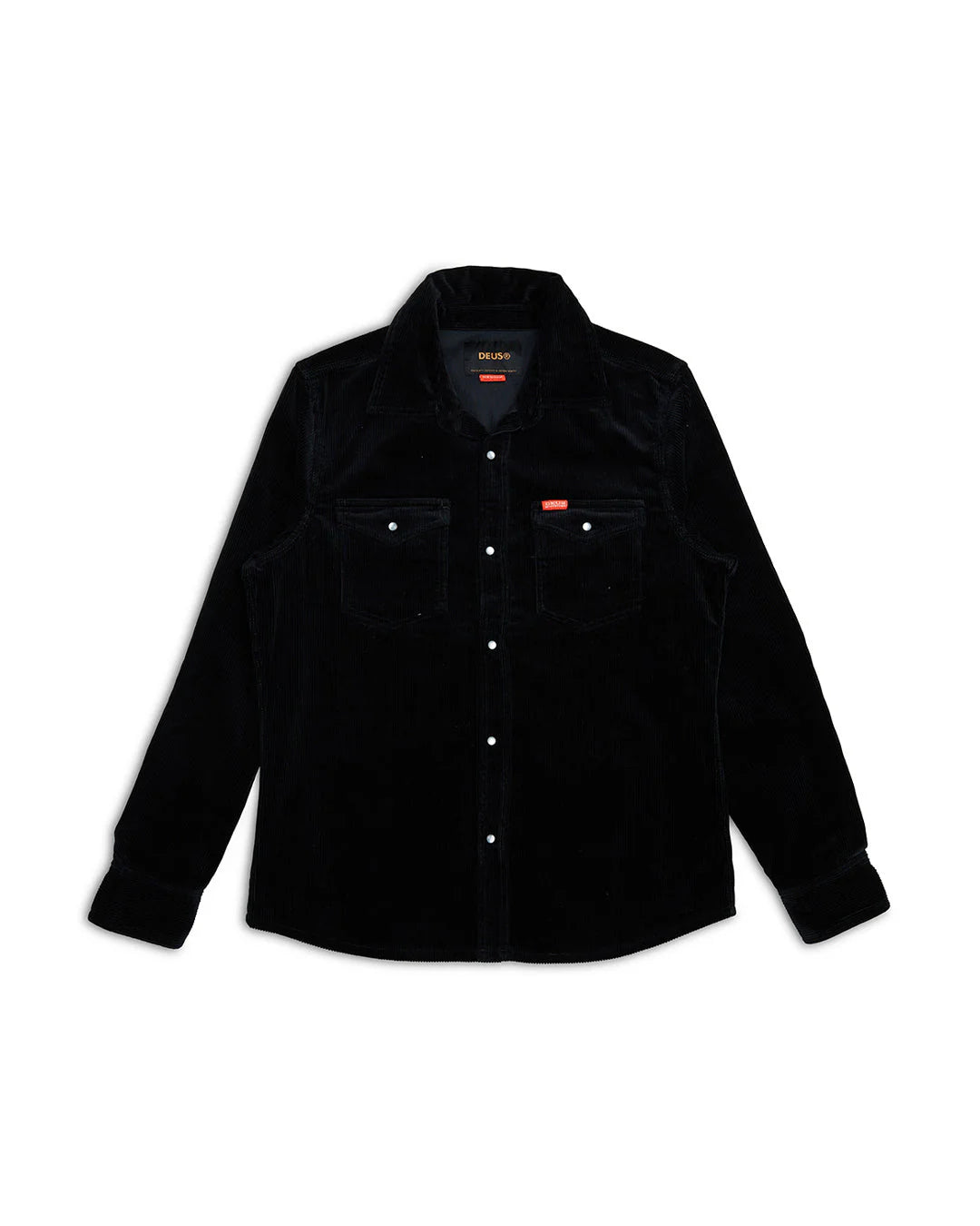 Western Cord Shirt Black