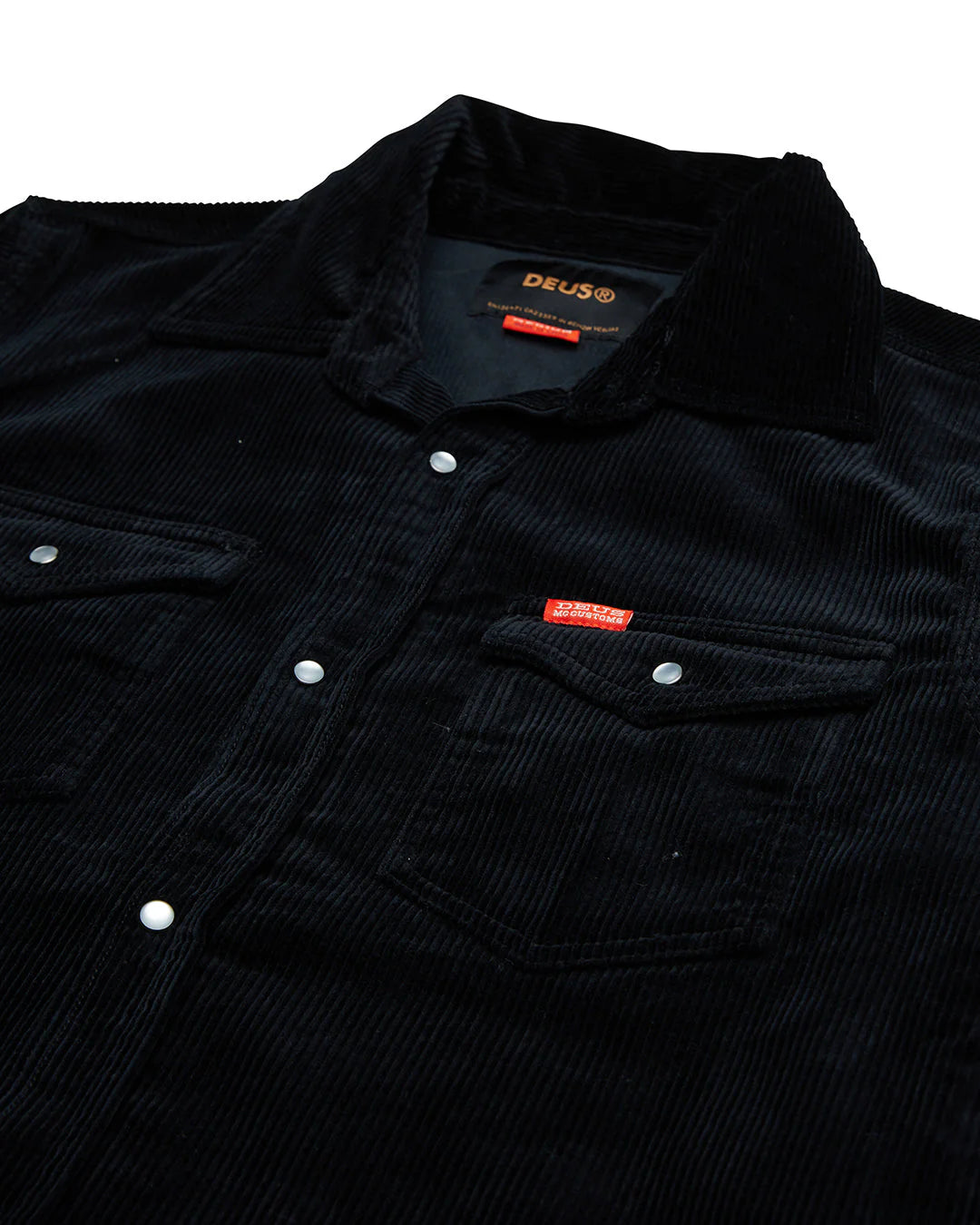 Western Cord Shirt Black