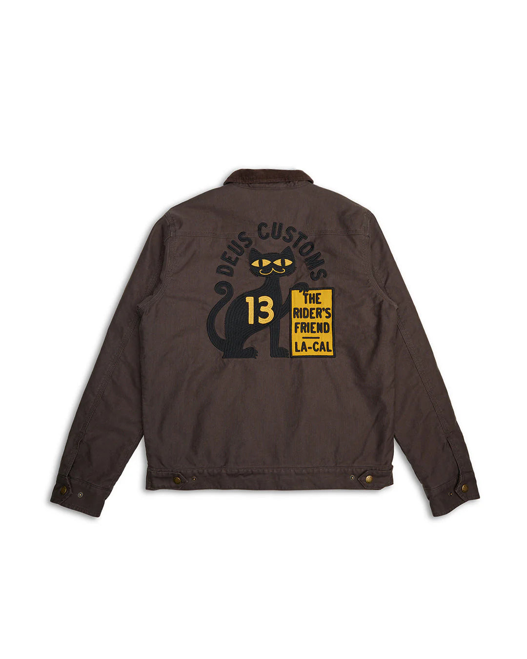 Super Stitious Jacket Choc Brown