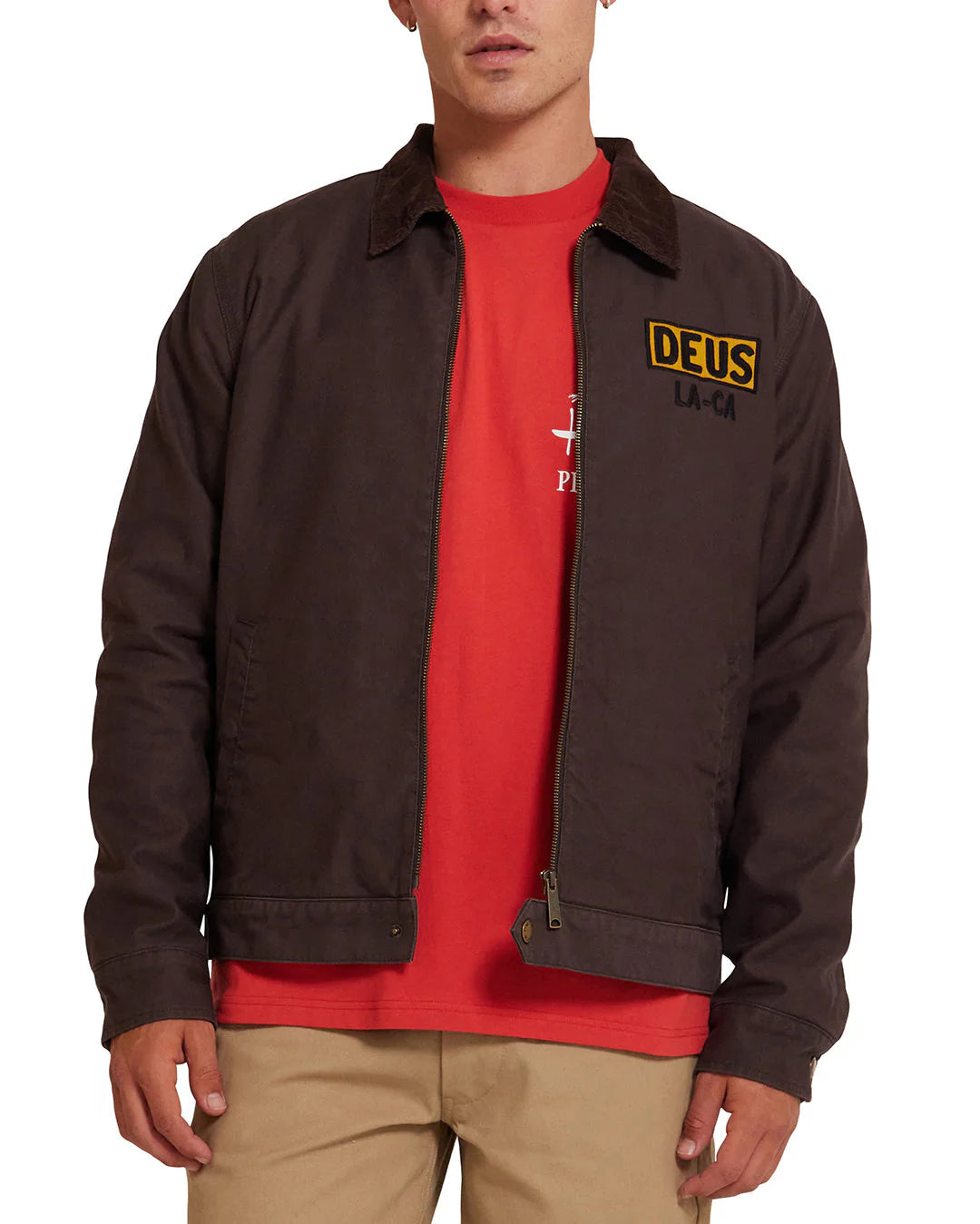 Super Stitious Jacket Choc Brown