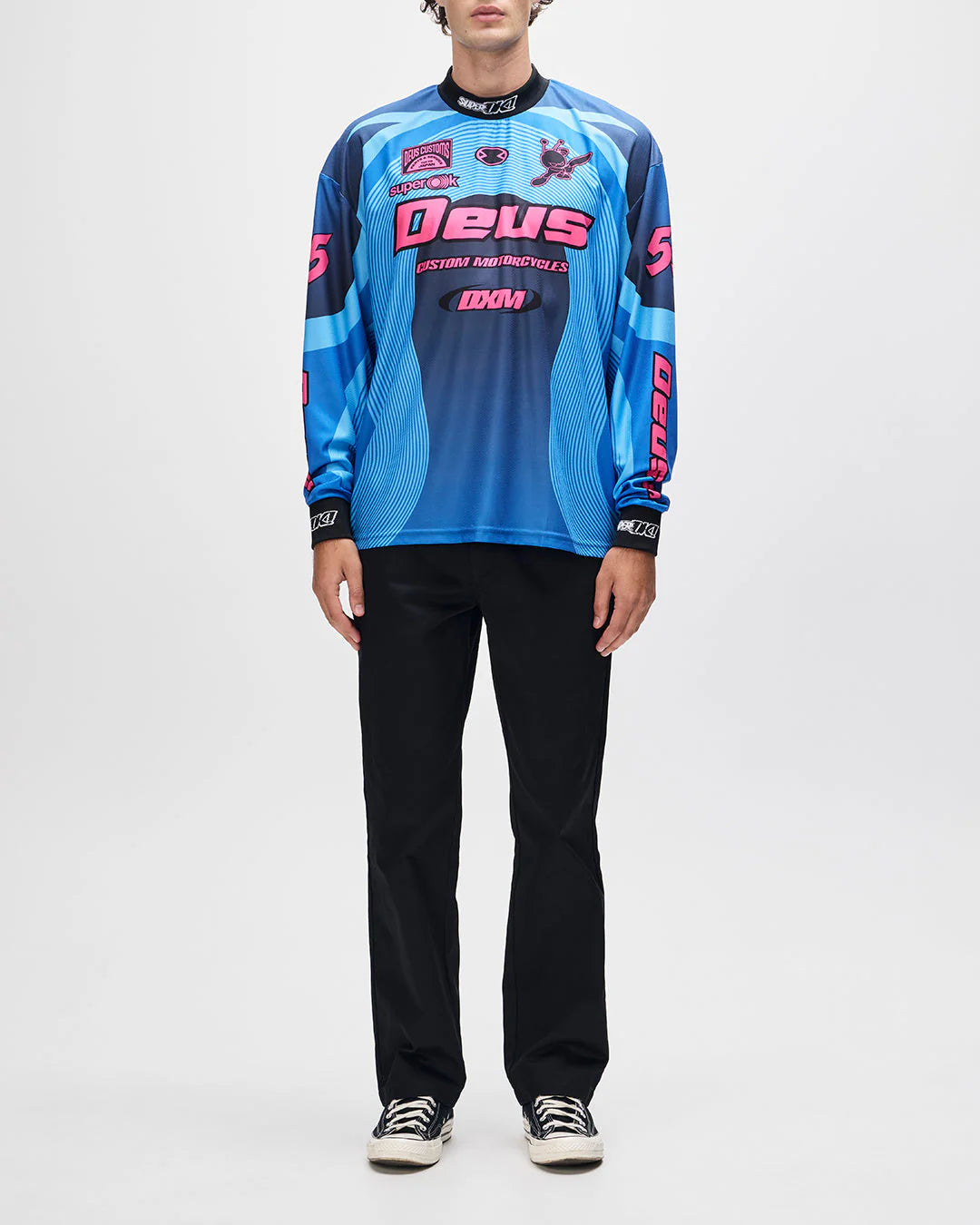 Pledge Moto Jersey Electric Blue