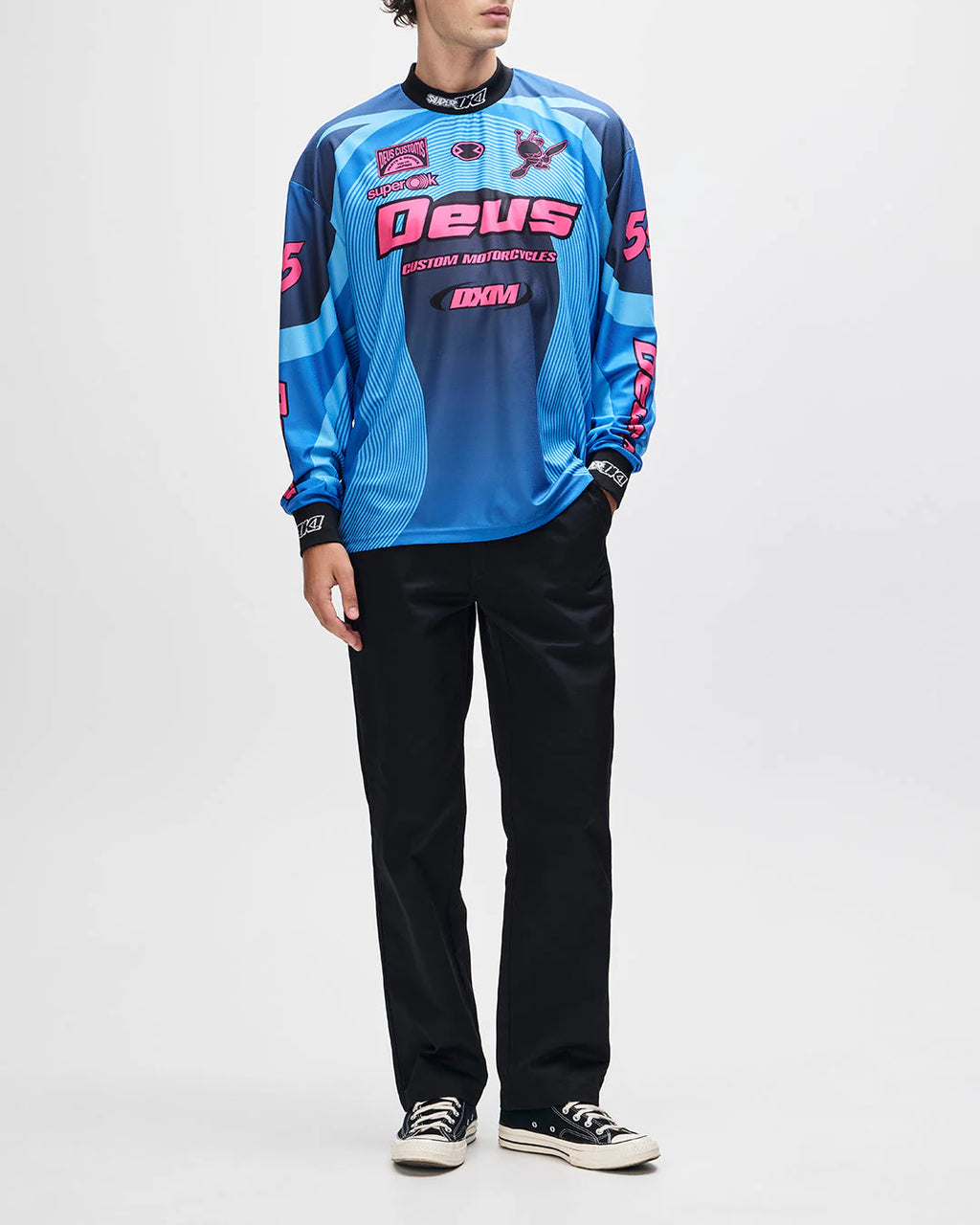 Pledge Moto Jersey Electric Blue