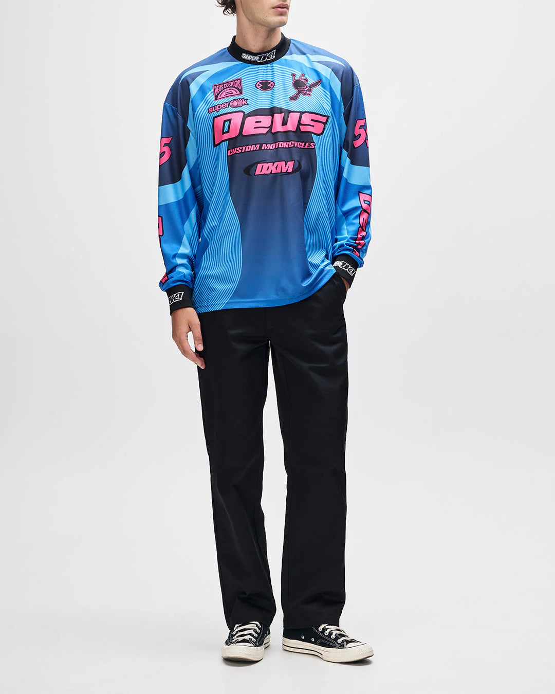 Pledge Moto Jersey Electric Blue