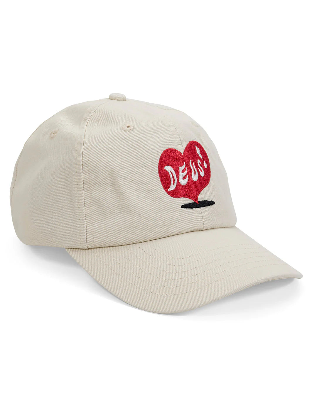 Deep Cut Dad Cap Verdant White