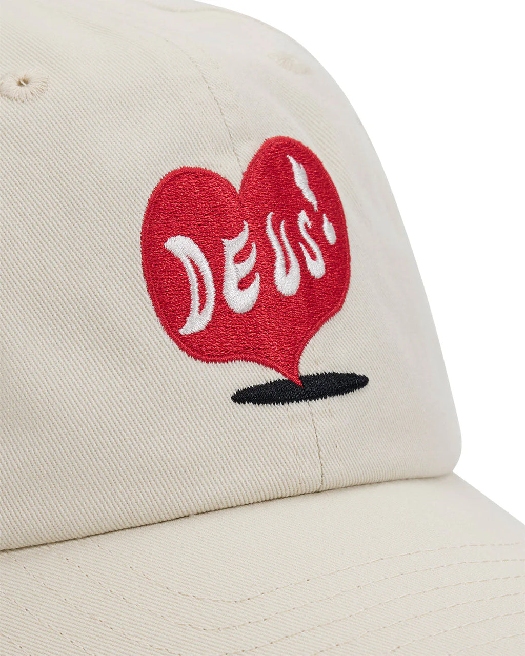 Deep Cut Dad Cap Verdant White