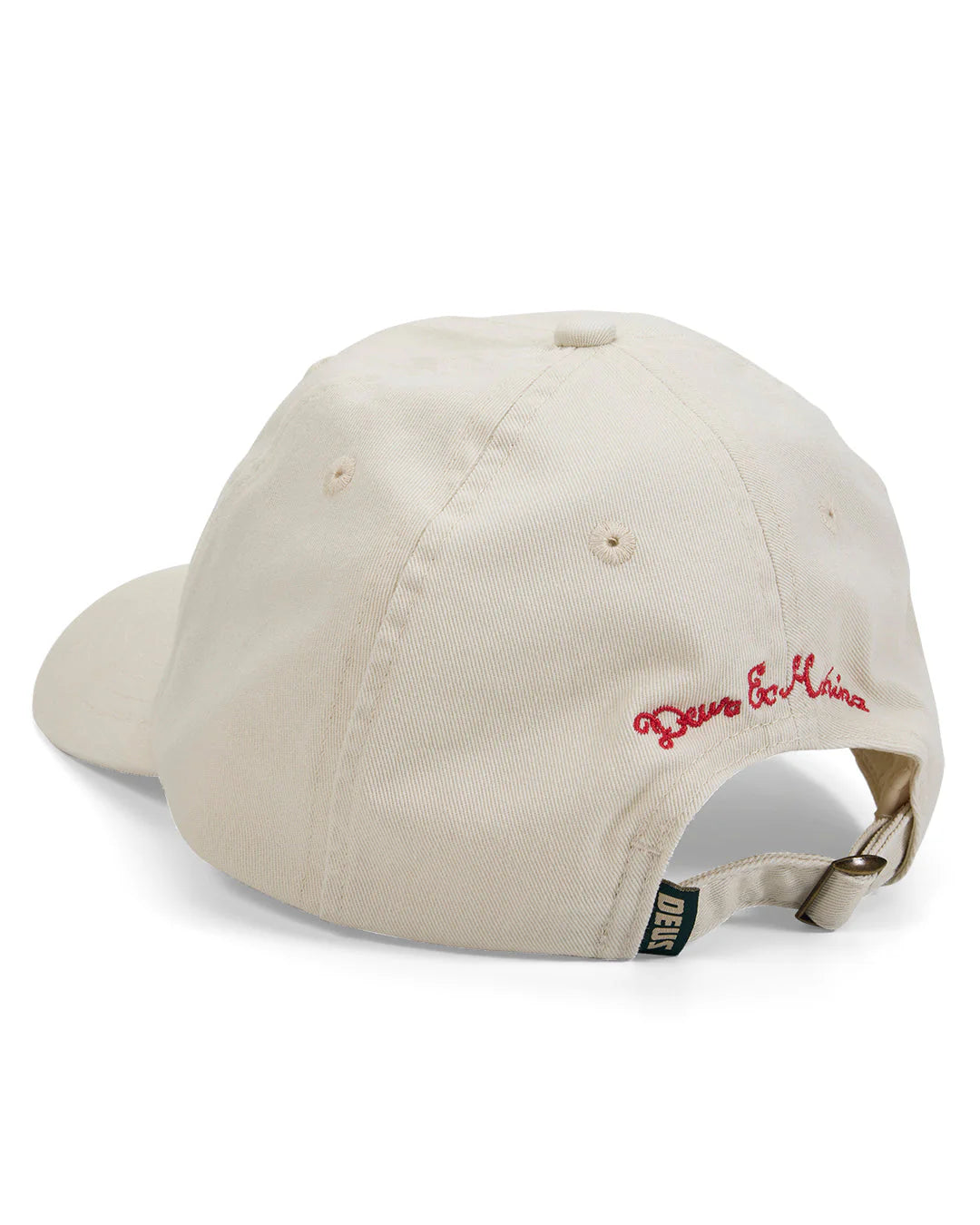 Deep Cut Dad Cap Verdant White
