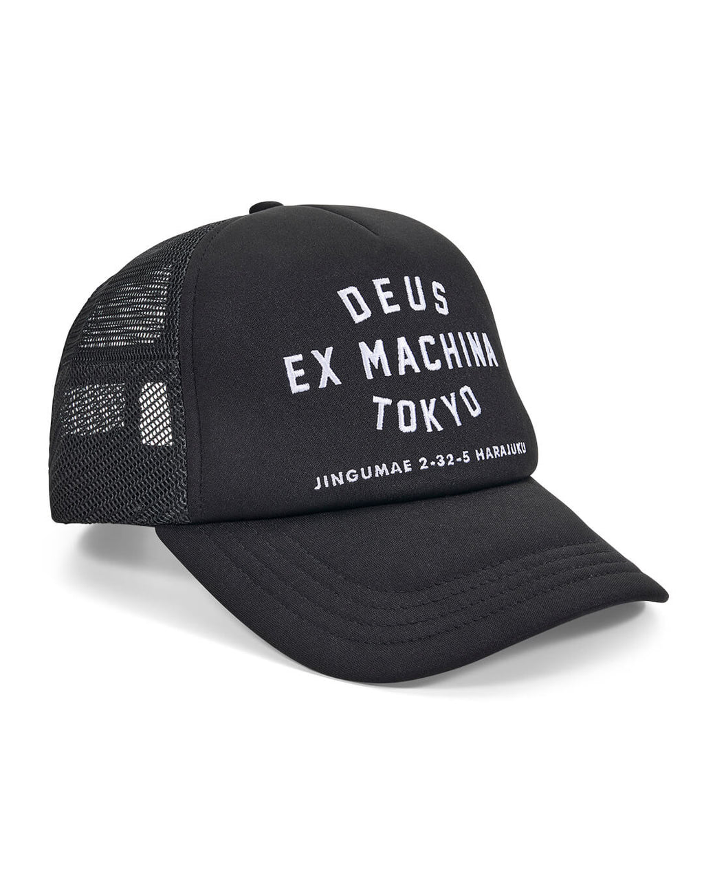 Harajuku Address Trucker Black