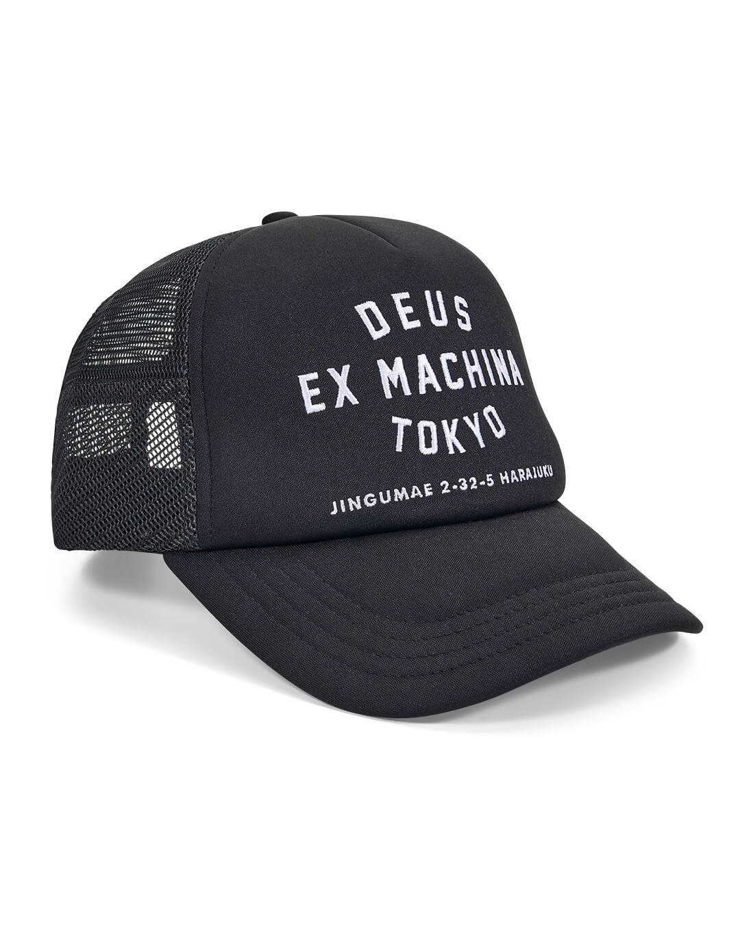 Harajuku Address Trucker Black