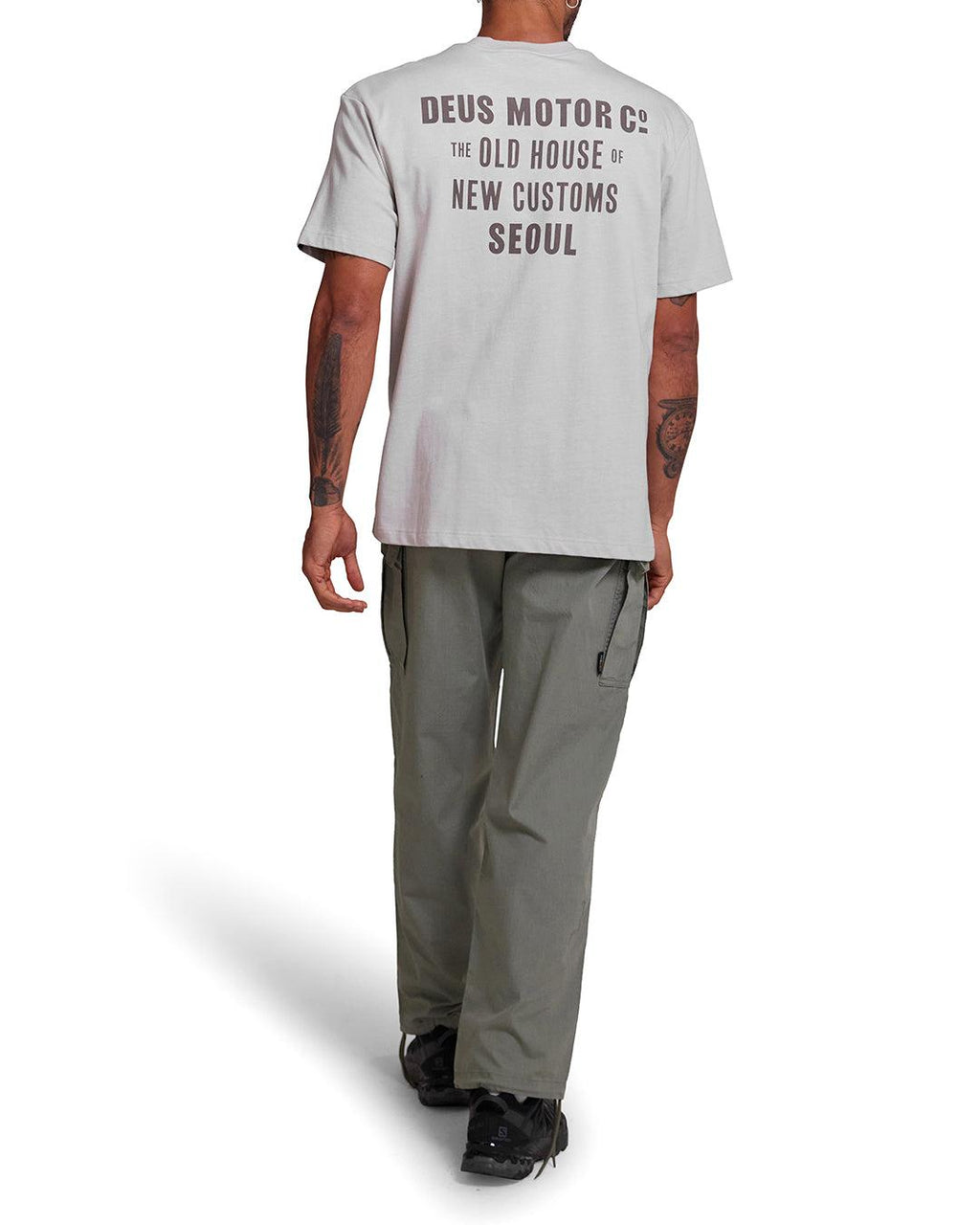 Old Customs Tee Dirty White