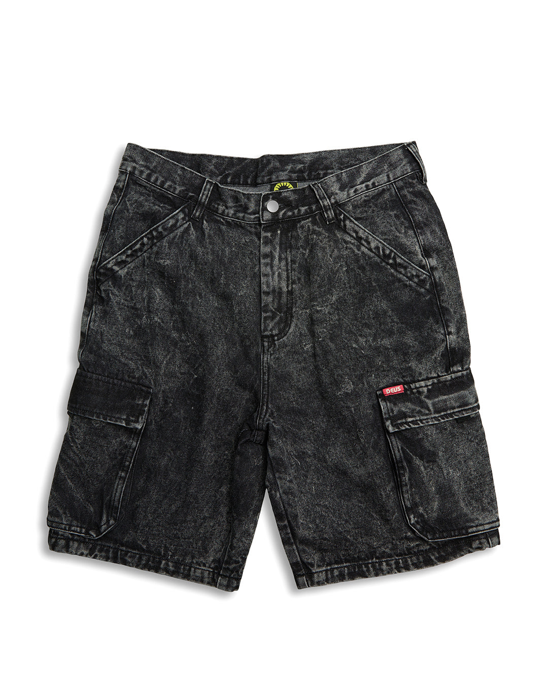 Burly Cargo Short Mid Black