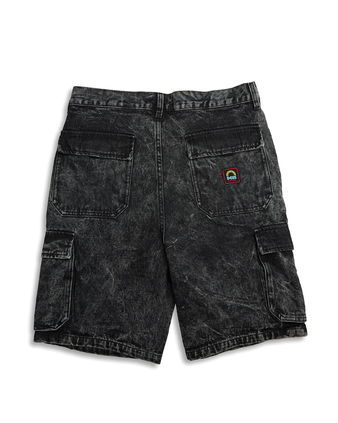 Burly Cargo Short Mid Black