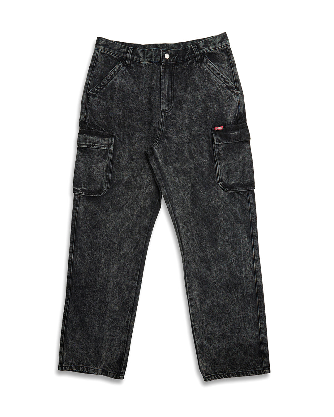 Burly Cargo Pant Mid Black
