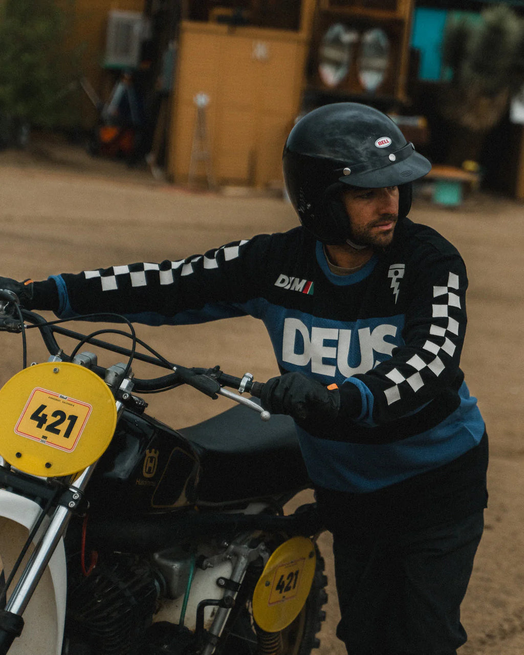 Vilander Moto Jersey Mechanic Blue Combo