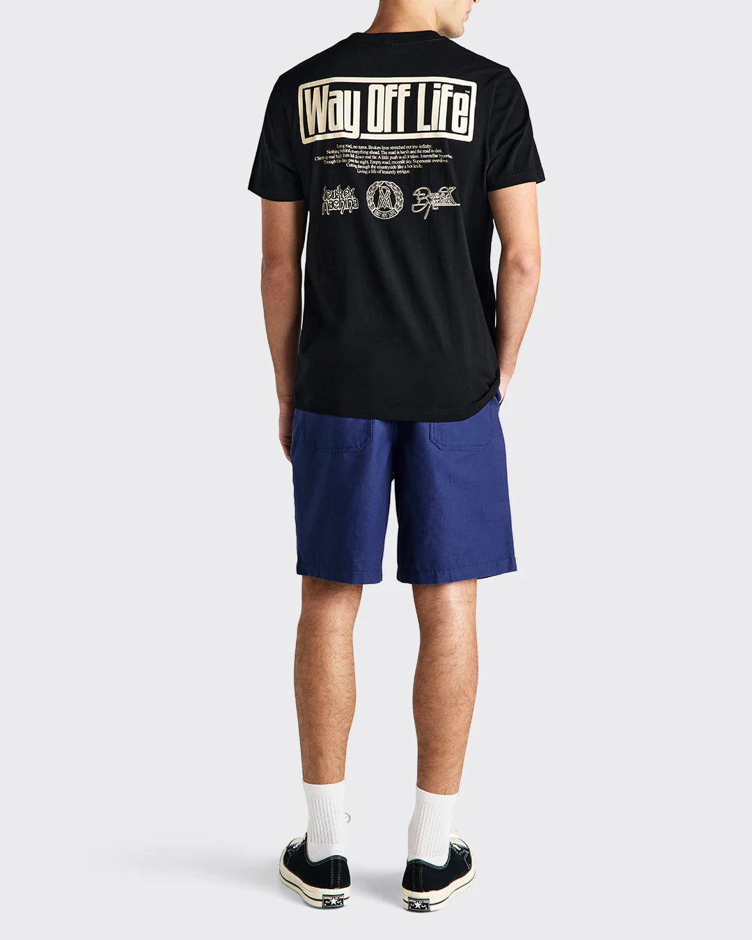 Hank Reverse Twill Short Mechanic Blue