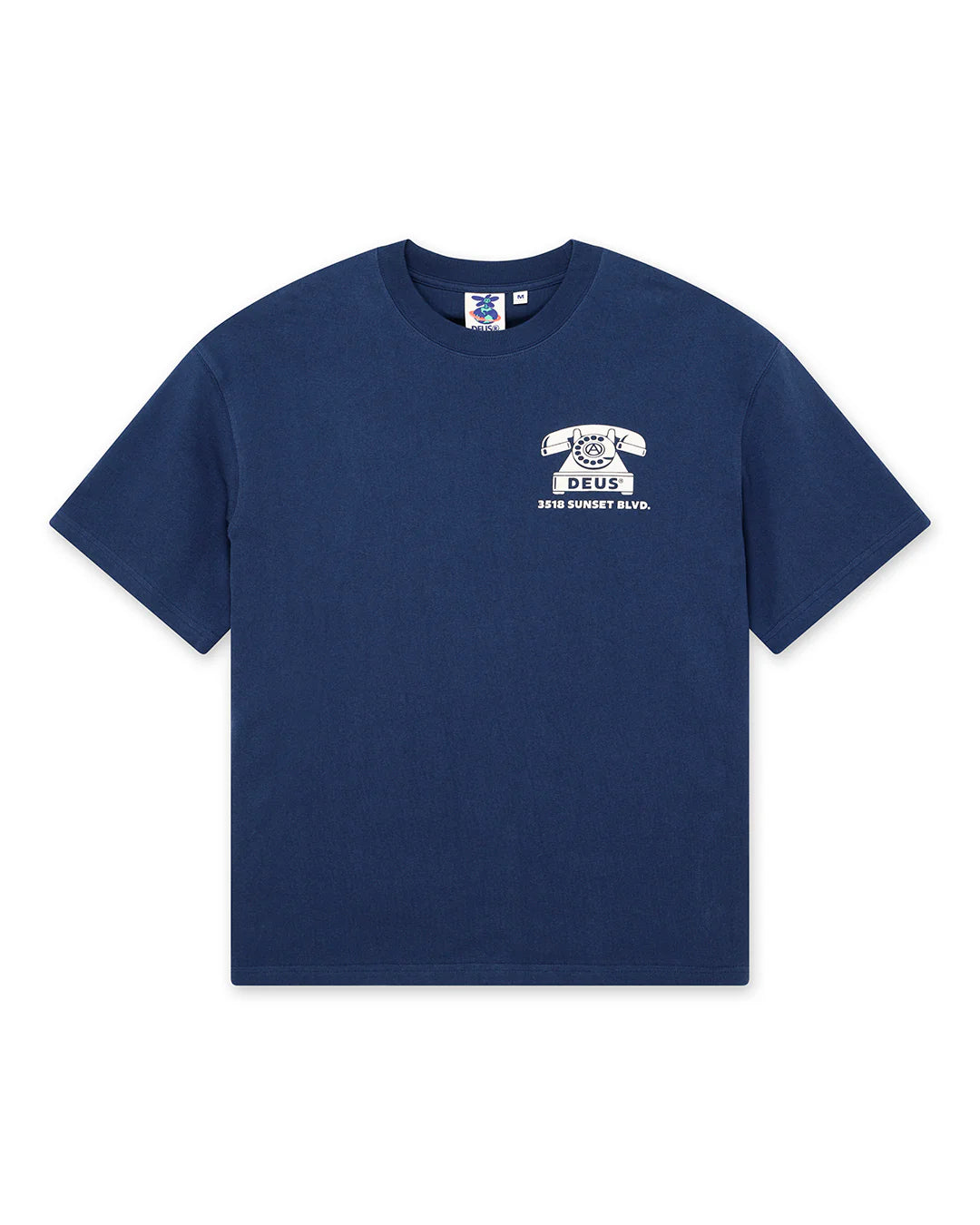 Dialtone Tee Dark Denim