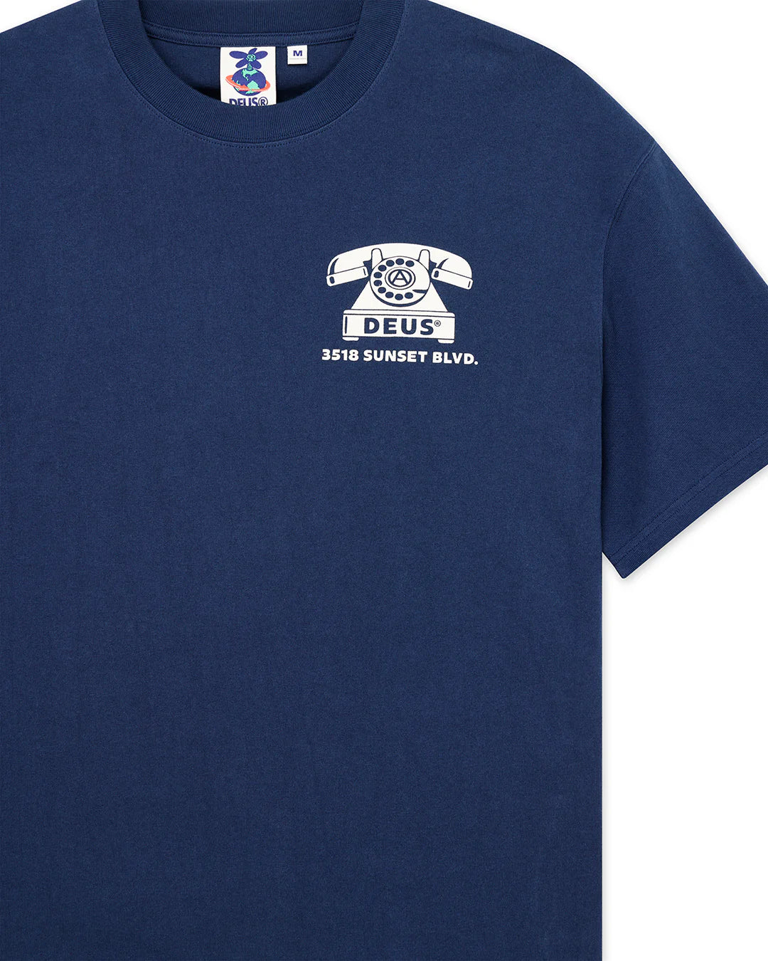 Dialtone Tee Dark Denim