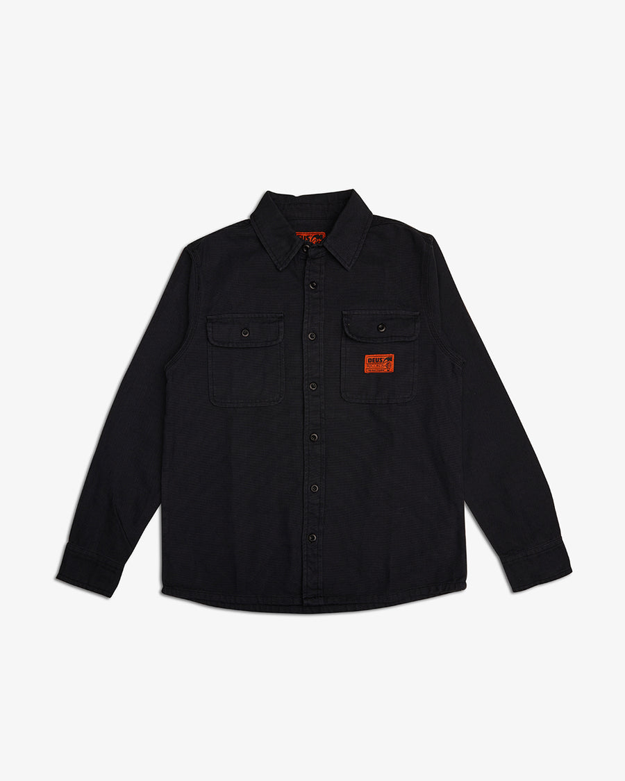 Vacay Canvas Shirt Anthracite