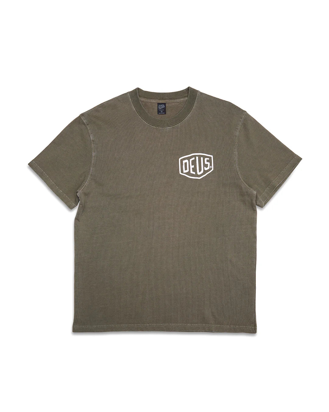 Garment Dyed Shield Tee Lichen Green