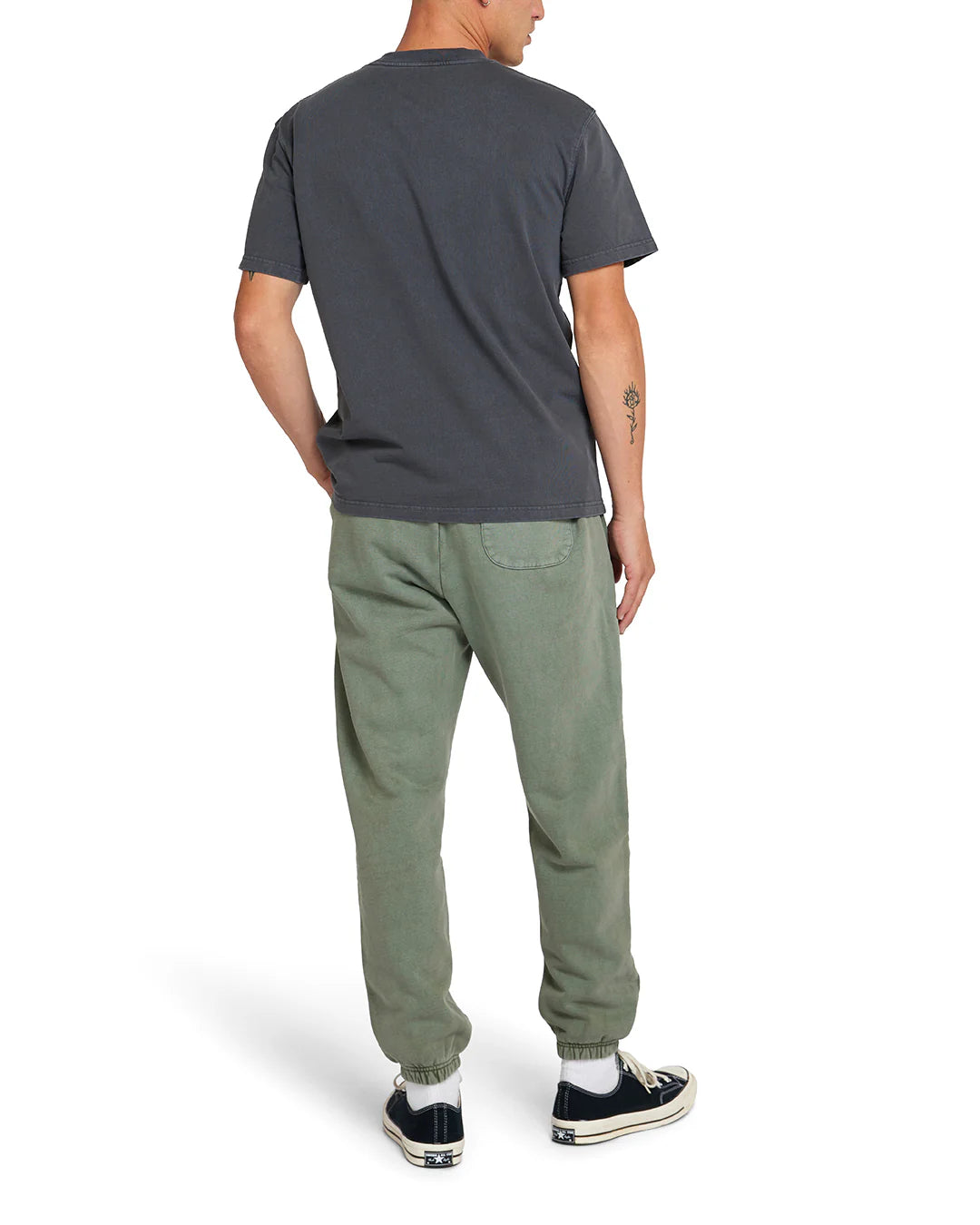 Garment Dyed Trackpant Lichen Green