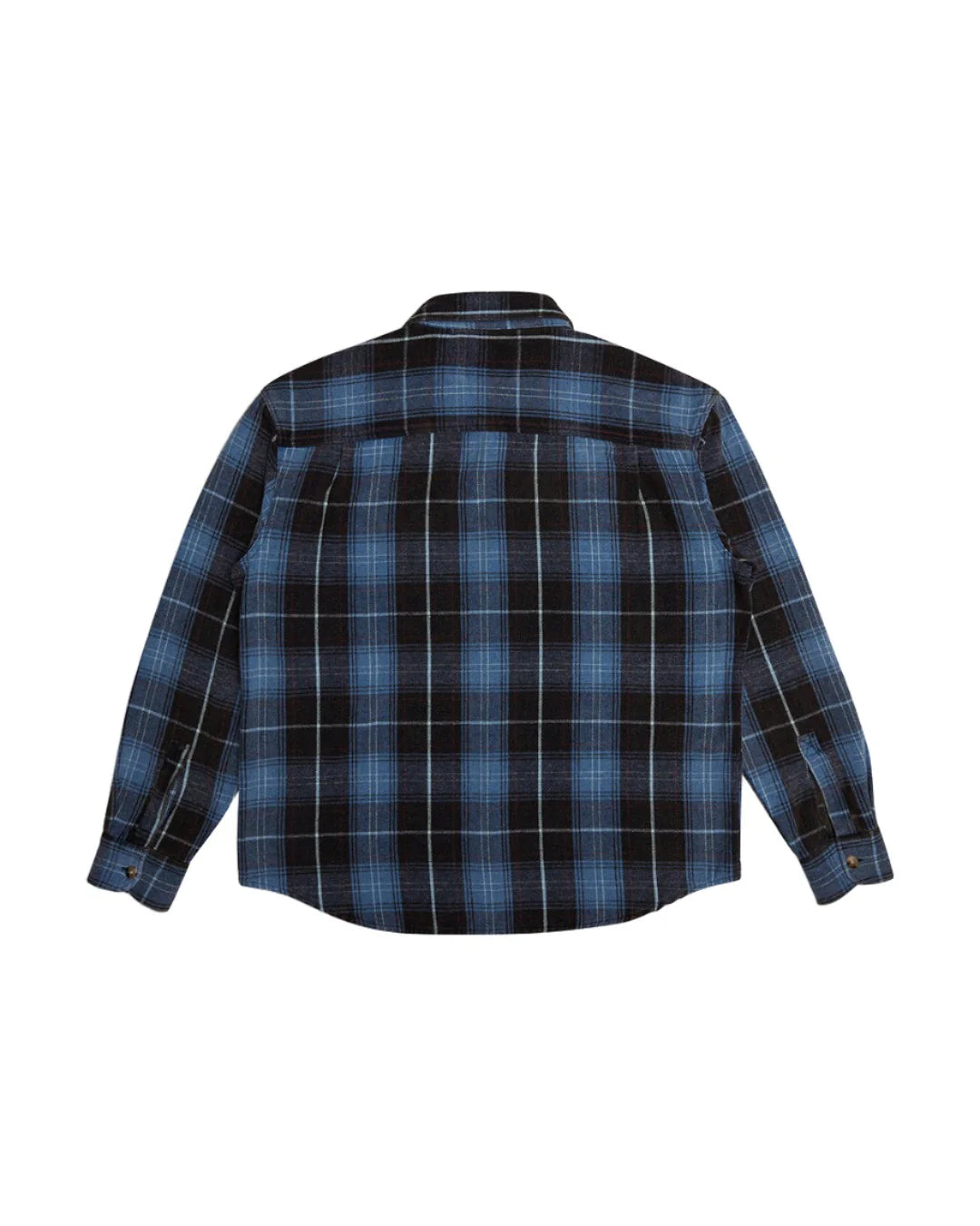 Too Busy To Work Shirt Blue Check